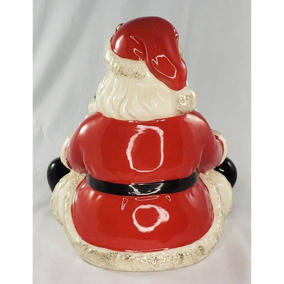 Lenox Holiday Santa Covered Candy Dish NIB - Picture 4 of 7